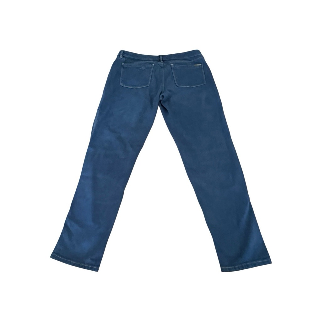 White House Black Market Girlfriend SZ 10 Embroidered Straight Leg Denim Jeans - Picture 2 of 12